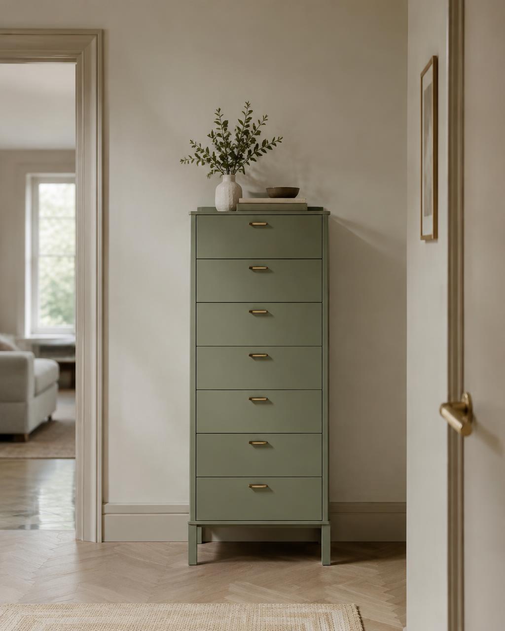 The Tallis Chest in a serene architectural interior